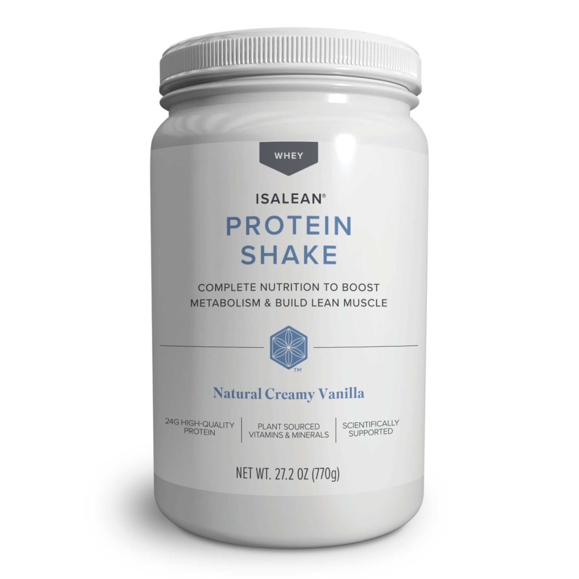 IsaLean Protein Shake - Complete Superfood Meal Replacement for Maintaining Healthy Weight and Lean Muscle Growth with 24 Vitami