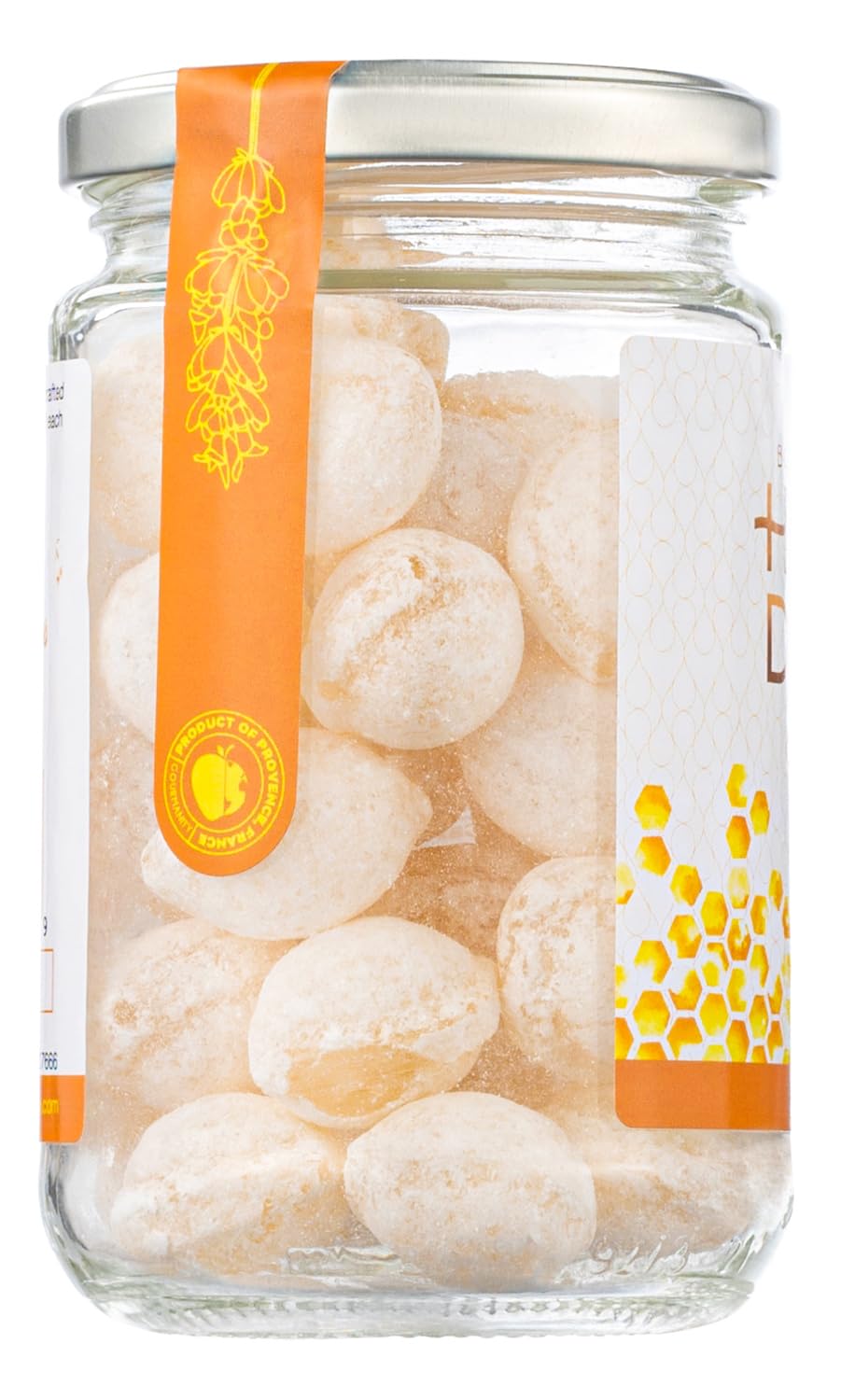 Gourmanity Honey Drops - Hard Honey Candy with Surprise Filling, 7oz Pack of 2
