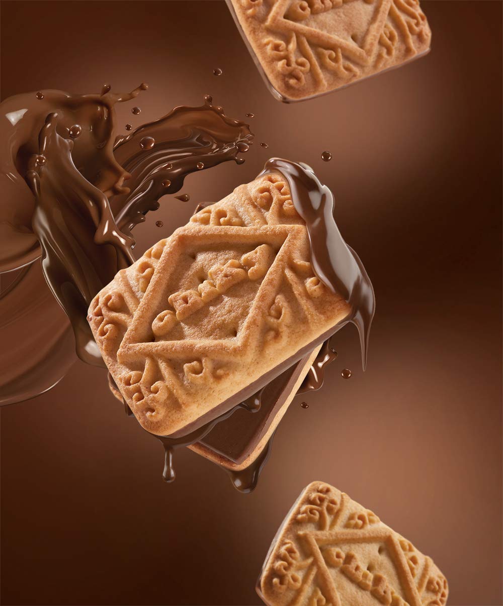 Chiky Chocolate Fudge Cookies, Crunchy & Sweet, Smooth Cream Center, Crispy Texture That Melts In Every Bite, 16.9 Ounces, 1 Box Contains 3 Bags, Each With 12 Individual Packs.