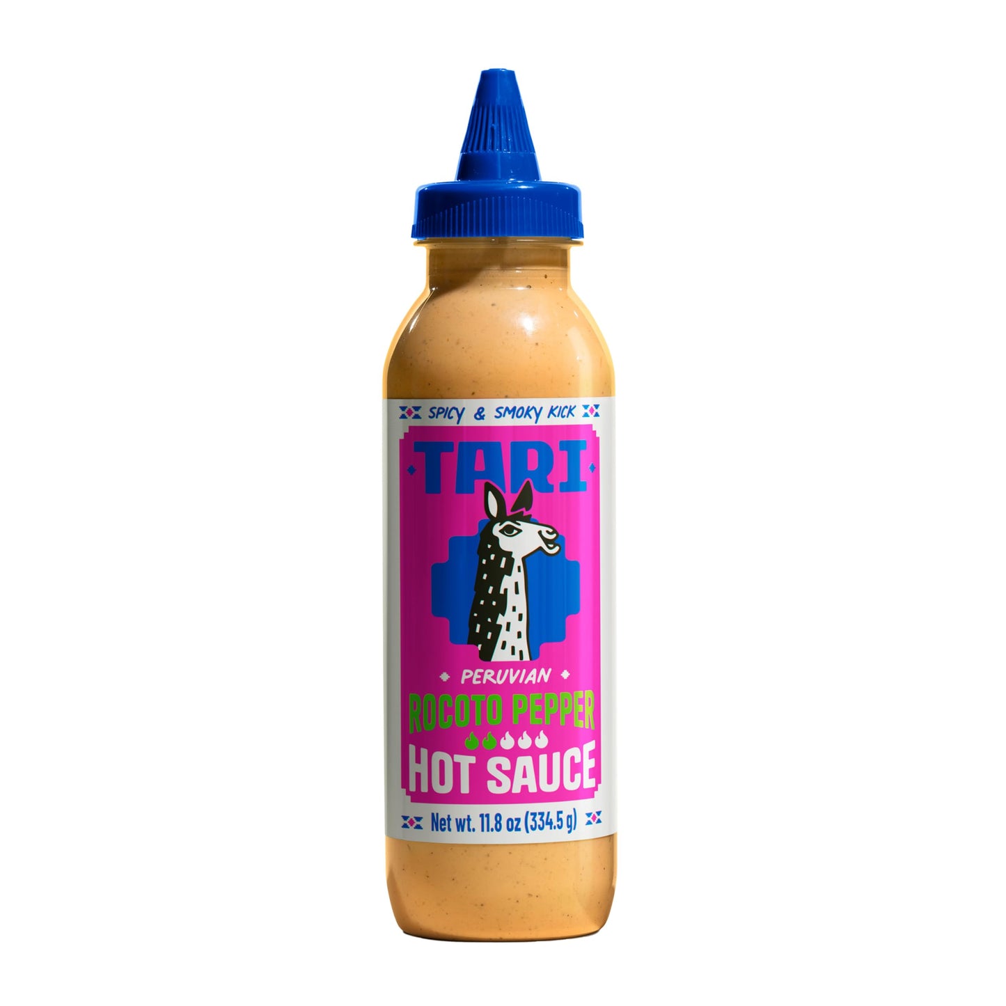 Tari Hot Sauce - Peruvian Aji Rocoto - Perfect For Burgers, Tacos, Eggs, Chicken & More - 11.8Oz