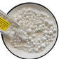Edible White Pearls Sugar Sprinkles 120G/4.23 Oz, Mix Size Candy Pearl For Cake Decorating And Cupcake Toppers Cookie Decoration
