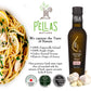 Pellas Nature Organic Garlic Infused Extra Virgin Olive Oil, 8.5 oz, Kosher, Glass Bottle, Gold Award