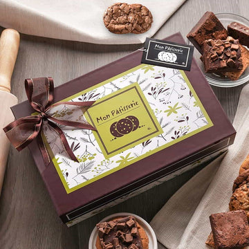 Broadway Basketeers Deluxe Bakery And Cookies Gift Baskets For Delivery Gourmet Cookies And Brownies, Individually Wrapped Edible Care Package For Sympathy, Get Well, Thinking Of You, Thank You Gift