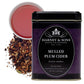 Harney & Sons Mulled Plum Cider Herbal Tea, 4oz Loose Leaf, Dark Red, Model PP-GRCE8634