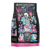 Bones Coffee Company What The Fluff?! Flavored Coffee Beans, Medium Roast Ground Coffee Low Acid, Berry Cotton Candy Flavor (12 Oz)