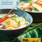 Stapster Savory Choice Pho Concentrate - Bundle Of 16 Pcs - Vegetable (8 Pcs), Chicken (8 Pcs) Broth
