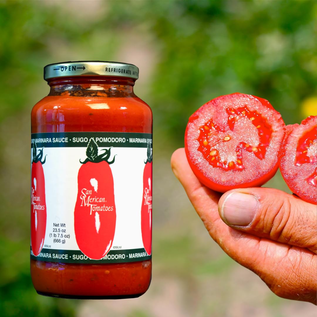 San Merican Tomato, Sauce Marinara, 23.5 Ounce