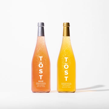 TÖST All-Natural Sparkling Beverage, Alcohol Free, 25.4 Fl Oz, Combo Pack of 6