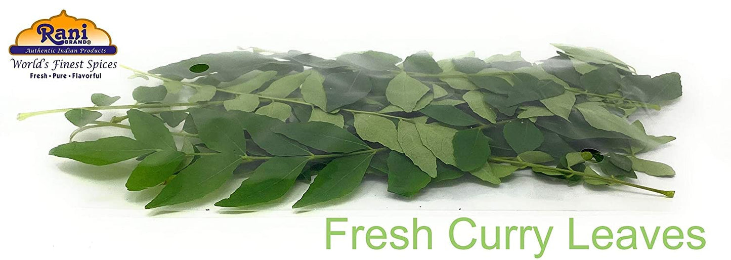 Rani Fresh Curry Leaves 2-3oz ~ All Natural | Vegan | Gluten Friendly | NON-GMO | Product of USA