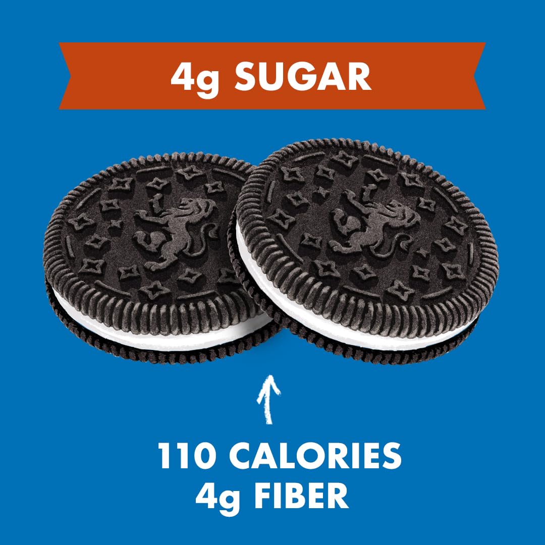 Rip Van Wafels Cookies - Low Sugar Cookies, Cookies and Cream, 1.69oz, Pack of 10