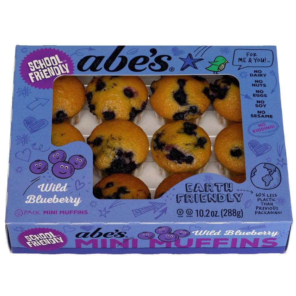 Abes, Wild Blueberry Smash Mini Muffins (12 Count)