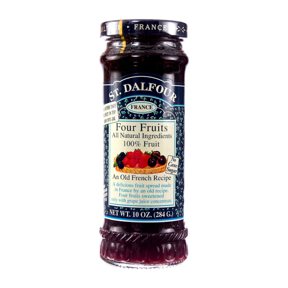 St. Dalfour Deluxe Fruit Spread, Four Fruits