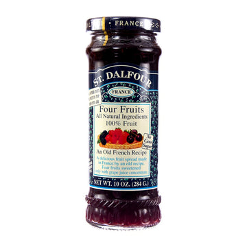 St. Dalfour Deluxe Fruit Spread, Four Fruits