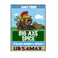 Big Axe Spice Ursamax - Italian/Mediterranean Seasoning Salt Free, Gluten Free, Sugar Free, Preservative Free - Vegetarian - Veg