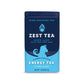 Zest Energy Tea Bags - Blue Lady Passion Fruit Black Tea - High Caffeine - 15 Count - Non-GMO & Keto Friendly