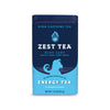 Zest Energy Tea Bags - Blue Lady Passion Fruit Black Tea - High Caffeine - 15 Count - Non-GMO & Keto Friendly