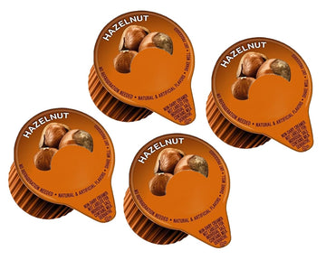 Creamer Singles Bundle | Made in America & Vegetarian | (48 Count, Hazelnut)