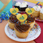 GRAPHICS & MORE Cupcake Picks Set of 6, Heart Decoration, Acrylic, Norfolk State University, One Size, Model CUPCAKE.HEART.CLCNOR.Z008407