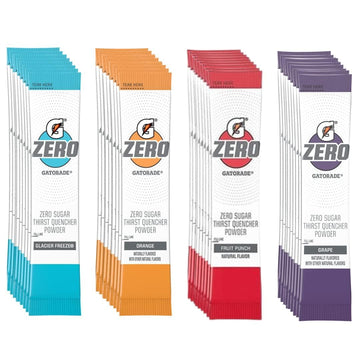 Gatorade G Zero Powder Variety Pack - Assorted Flavors - 40 Individual Packets
