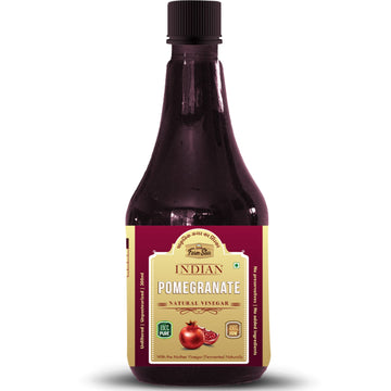 Farm Star Pomegranate Vinegar|Fermented,Raw,Unfiltered Anar Vinegar(300Ml)