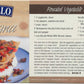 (NOT A CASE) Organic Whole Wheat Lasagna Oven Ready