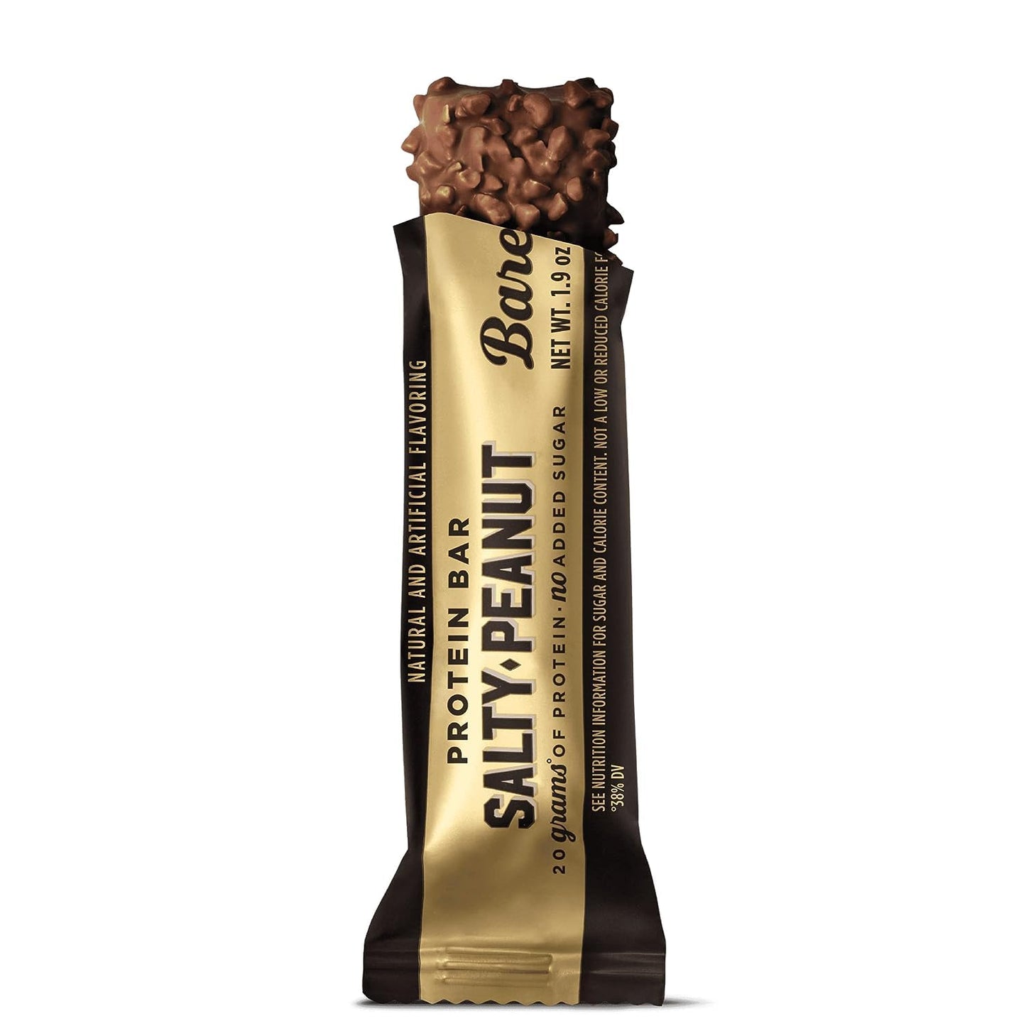 PICKN BUY Barebell Protein Bar - Salty Peanut Flavor, 10 Pack with Bonus Sour Gummies Pouch, 1.9oz Each