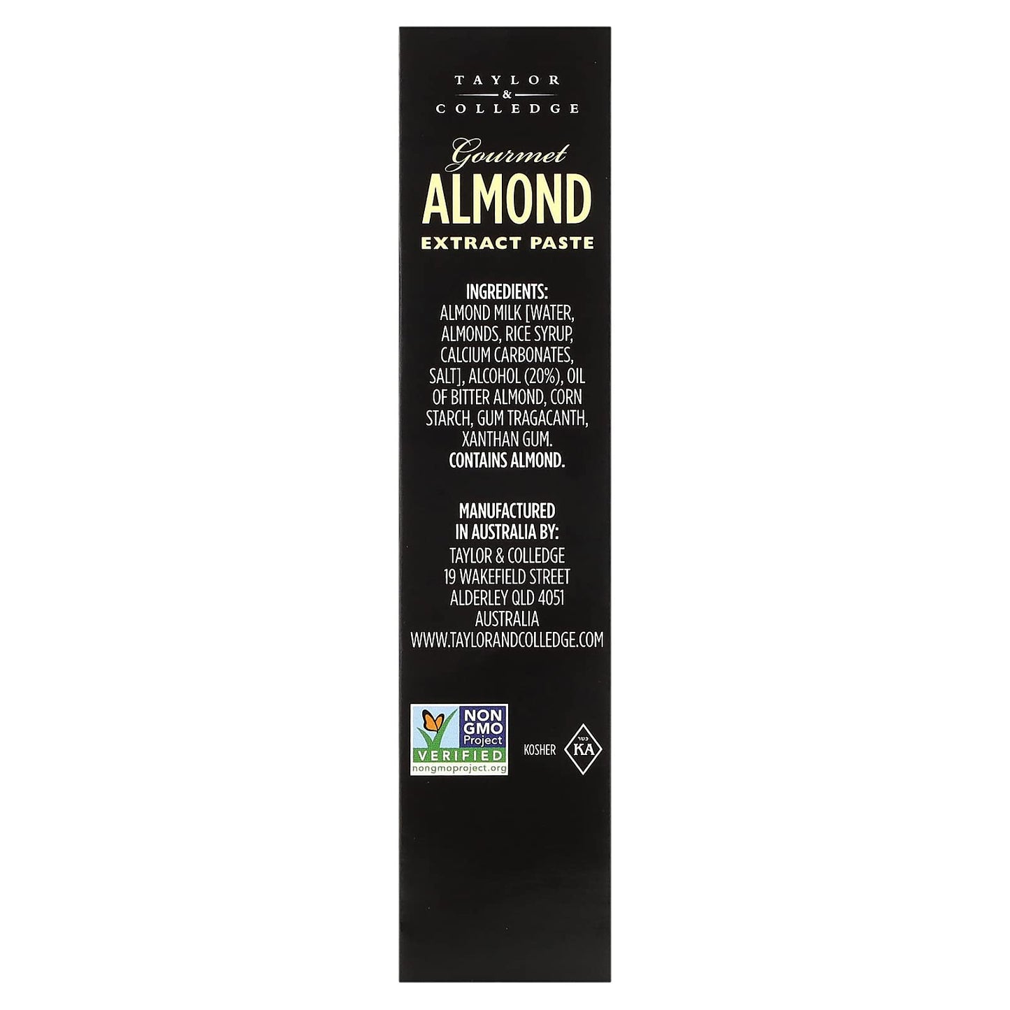 Taylor & Colledge Almond Extract Paste, 1.4Oz Tube