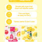 KULOSORY Easy Tomorrow Mango & Plum Jelly Sticks (11 Pack, 18g Each, Dissolvable Sticks)