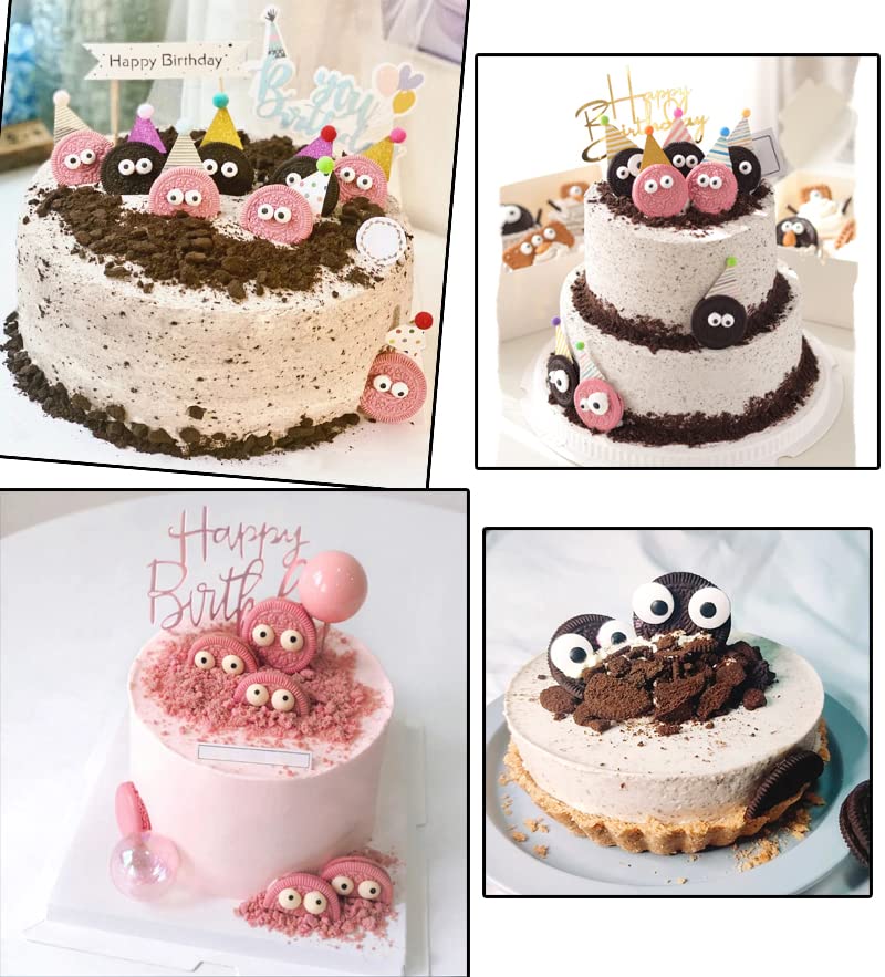 Edible 7mm Mini Candy Eyes Halloween Sprinkles Cake Cupcake Toppers Cookie Decorations Dessert Sprinkle Eyeballs Sugar Sprinkles
