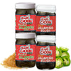 Jalapeo Variety Pack - Candied Jalapeo Slices 14 oz (2) + Sweet Jalapeo Relish 15 oz (2), Louisiana Condiments by Ragin Cajun