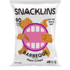 SNACKLINS Plant Based Crisps BARBEQUE - Only 90 Calories Per Bag, Gluten Free, Grain Free, 100% Kosher For Passover, Vegan Healt