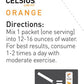 CELSIUS Orange On-the-Go Powder Stick Packs, Pack of 14