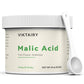 Viktairy 8 oz Malic Acid  Food Grade Malic Acid Powder Tart Flavor for Making Sour Candy  Sour Gummy Bears  Drinks  Juice  Baking  Wine