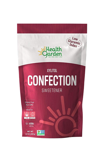 Health Garden Birch Xylitol Confection Sweetener - Non GMO - Kosher - Made in the U.S.A. - Keto Friendly (14 oz)