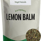 MagJo Naturals Lemon Balm Tea  Bulk Herbal Tea  Loose Leaf Melissa Officinalis  Caffeine Free  Cut and Sifted  1 pound (16 ounces) (1 pack)