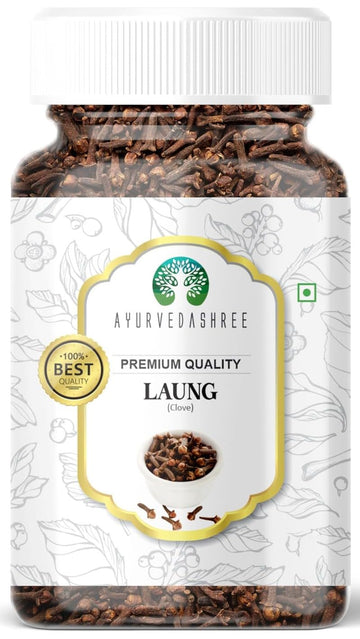 AYURVEDASHREE Whole Cloves (Laung) 100GM - All Natural, Non-GMO, Vegan, Great for Food, Tea, Pomander Balls, and Potpourri