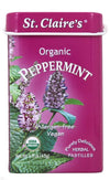 Organic Premium Peppermint Mints St.Claires Organics 1.5 Oz Tin