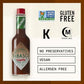 Tabasco Brand Chipotle Pepper Sauce, Medium Hot Sauce, Glass Bottle, Chipotle Peppers, Smoky & Smooth, Great For Marinating Or Grilling Meats, Chicken Burritos, & More, 2 Fl Oz (Pack Of 1)