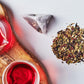 Grace Farms Hibiscus Orange Herbal Tea - Organic, Caffeine Free, 16 Pyramid Sachets