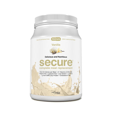 ANDREW LESSMAN Secure Soy Meal Replacement - Vanilla, 10 Servings, 63 Calories, 7g Non-GMO Soy Protein, Low-Fat, Instant Mix