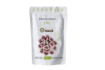 The Snack Haus Freeze Dried Fig Snacks  Gluten Free  Vegan  No Added Sugar  High Fiber  All Natural  No Preservatives  1.41 Oz Pack