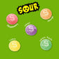 SKITTLES Sour Gummies Chewy Candy Assortment, 5.8 oz (Pack of 12)