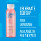 Celebrate Bariatric dietary products CLR Whey Isolate Protein Water, Pink Lemonade, 20g Protein, 12 Fl Oz, Gluten Free, Sugar Free, 12 Pack