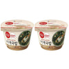 Cupbahn Korean Pre-Cooked Meal with White Rice - 25 Taste by Hetbahn ?? ?? (Seaweed Soup, 2 Bowls)