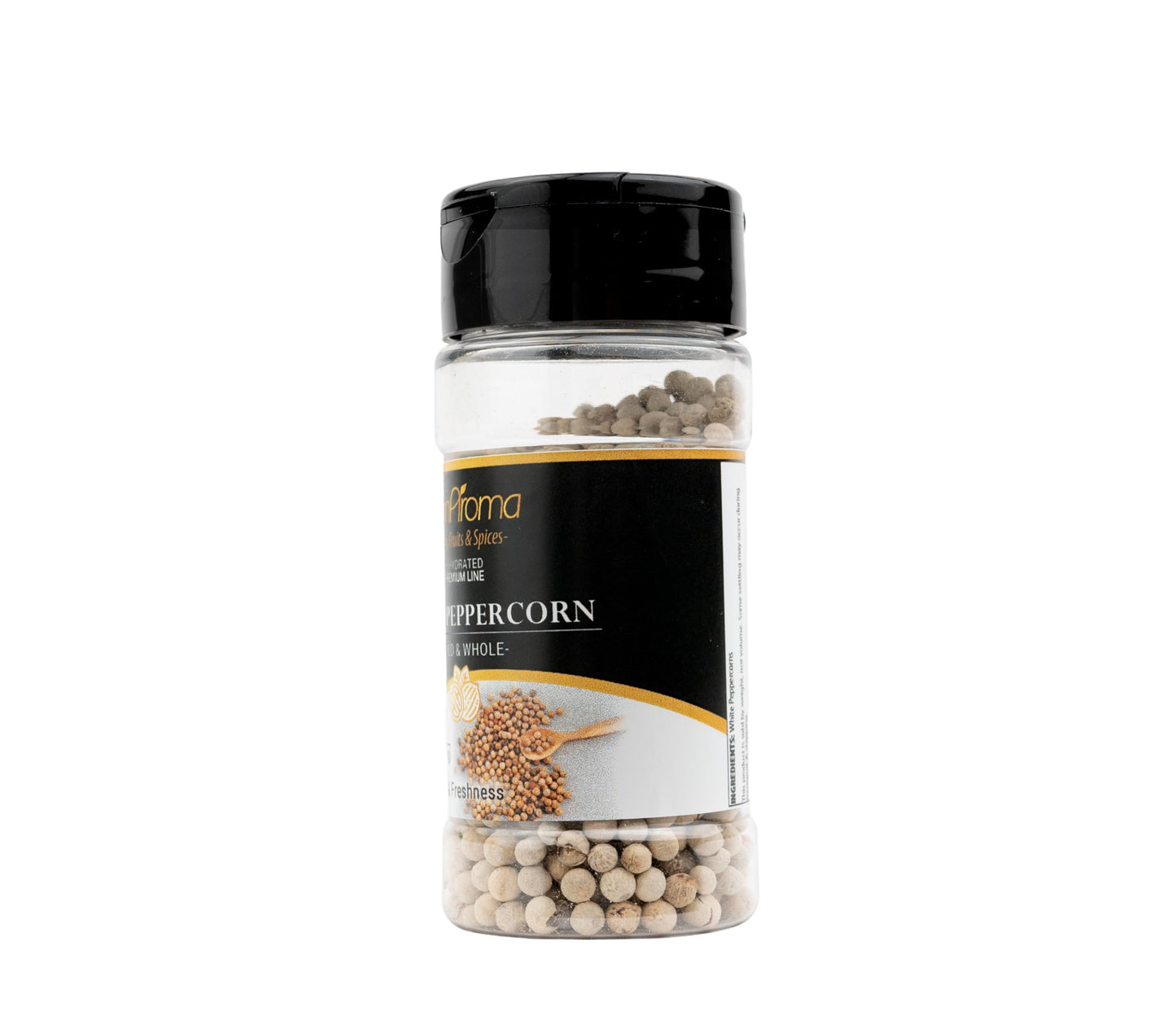 Granaroma White Peppercorns, Sauces & Soups, Bright Flavor, Versatile Spice (2 Ounce)