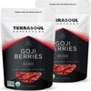 Terrasoul Superfoods Organic Goji Berries, 2 Lbs (2 pack) - Large Size | Chewy Texture | Premium Quality | Lab-Tested