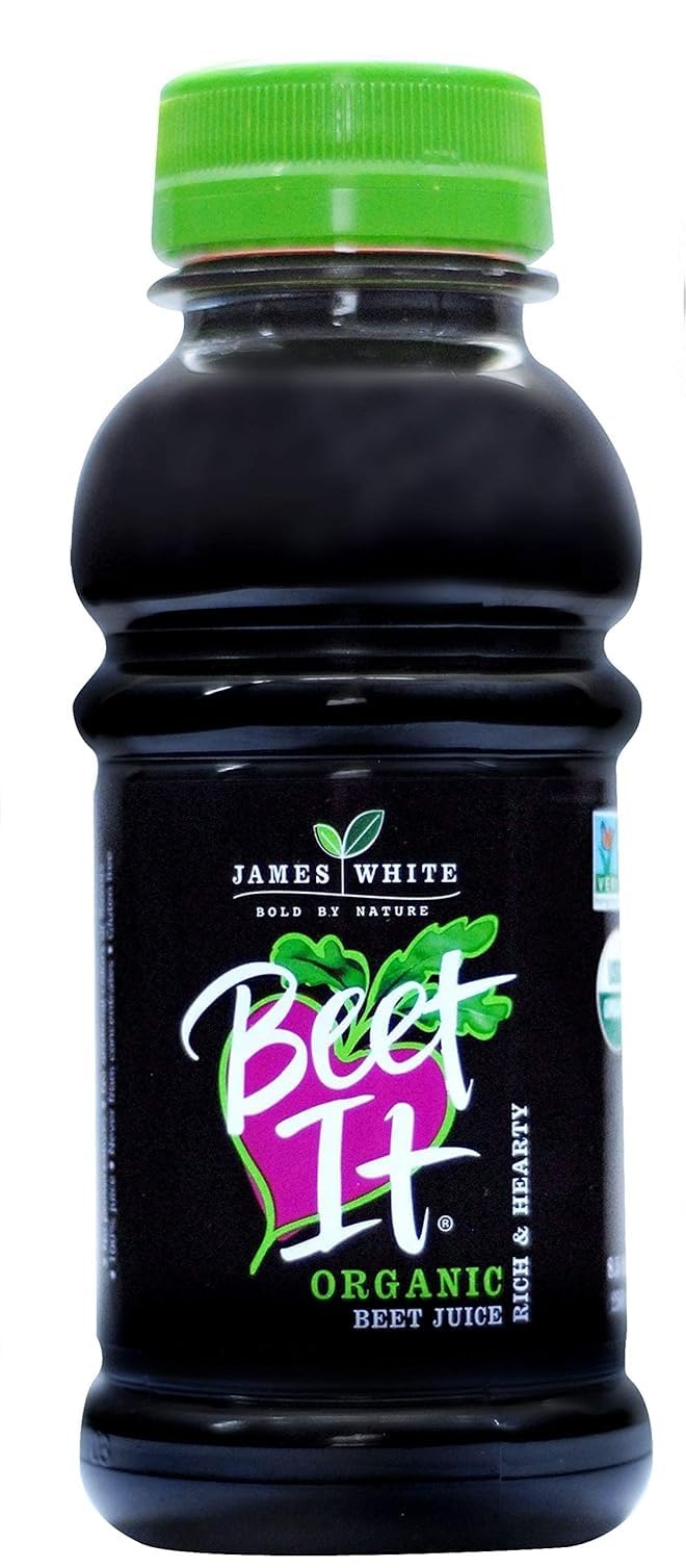 BEET IT Organic Beet Juice, 8.5 Ounce (Pack of 12) GMO-Free 100% Natural Beet Juice Organic - Gluten Free, No Added Sugar, Not f