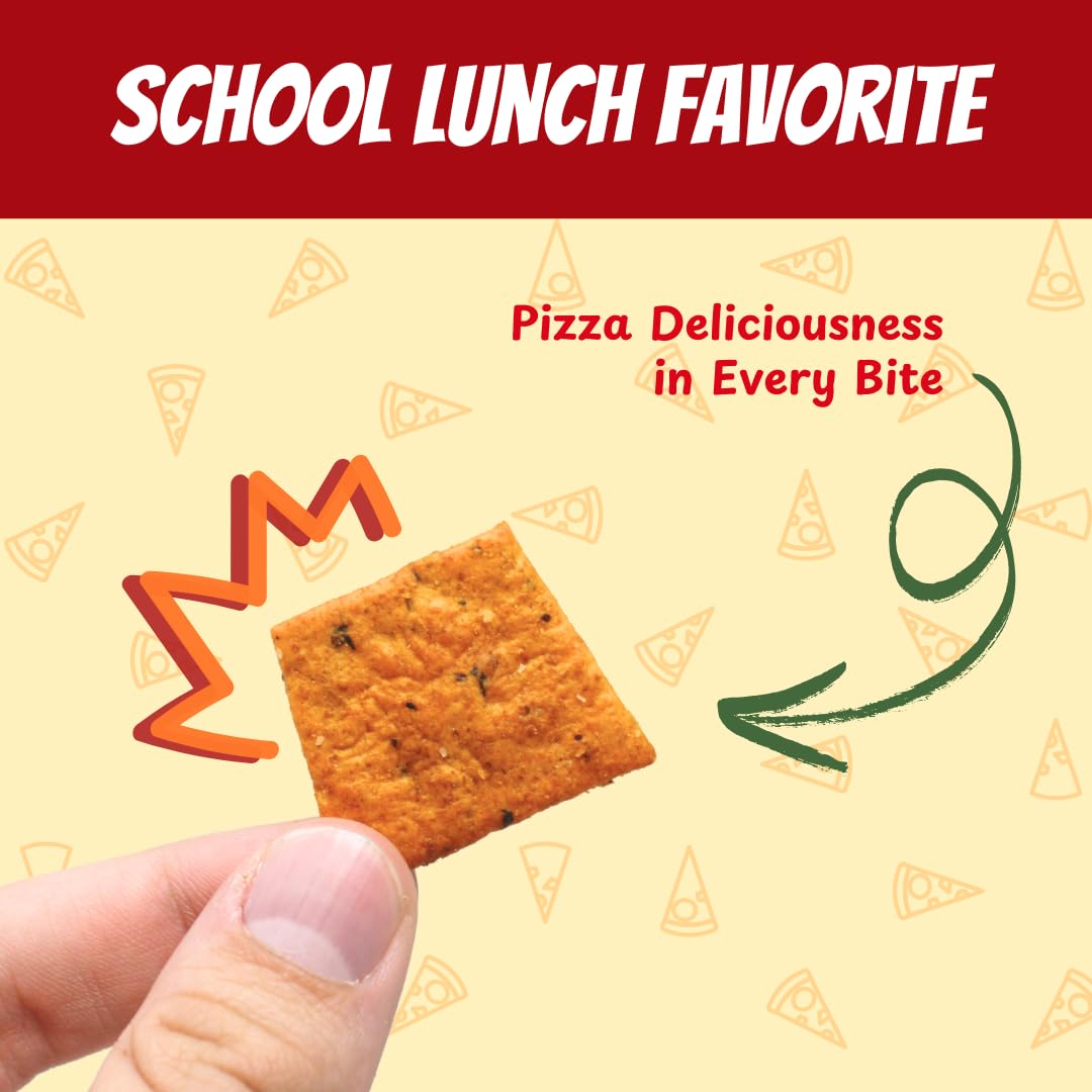 MJM Whole Grain Pizza  ers - Savory Bites Snack, 0.8 oz (Pack of 25)