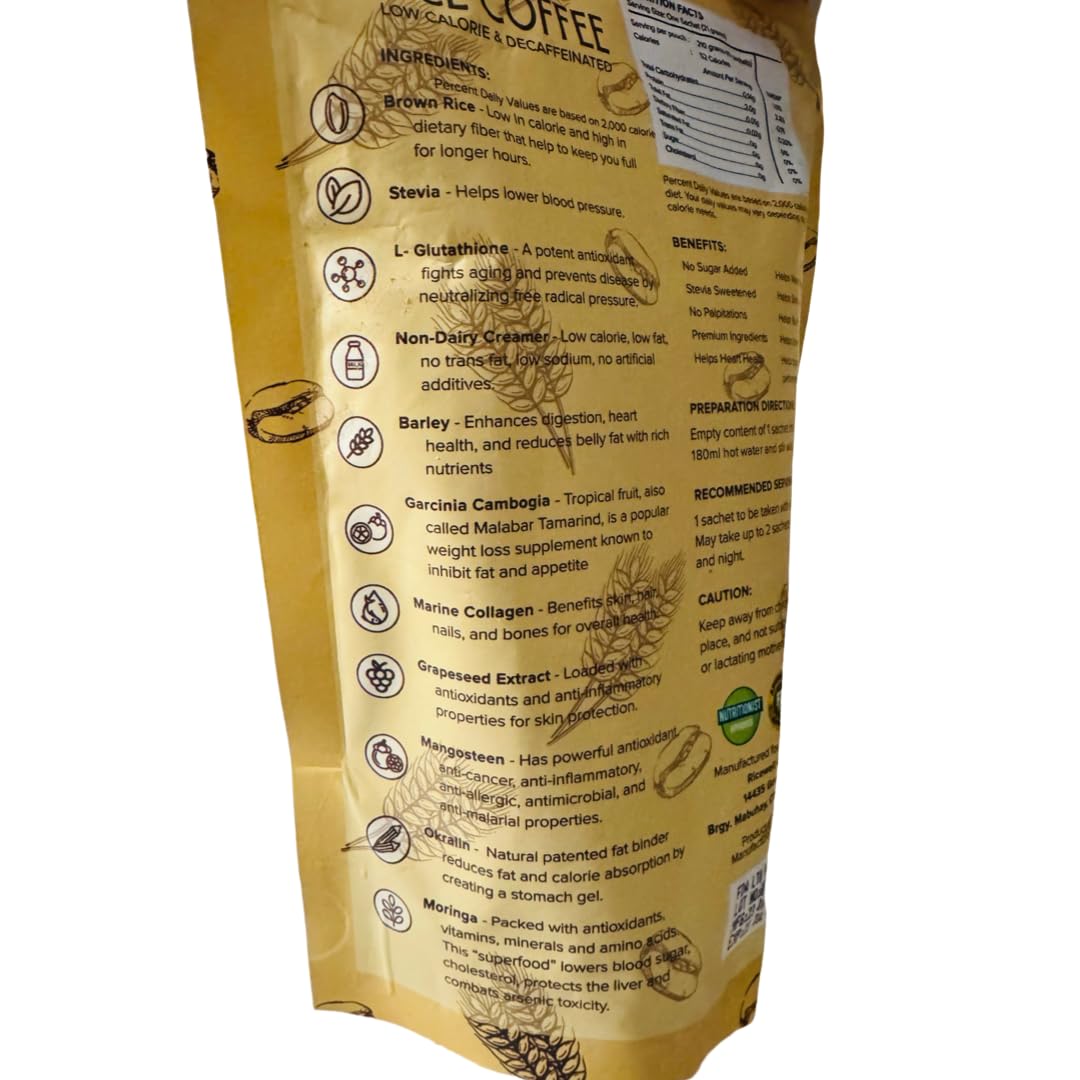 Grainsmart Brown Rice Coffee, 10 Sachets X 21G