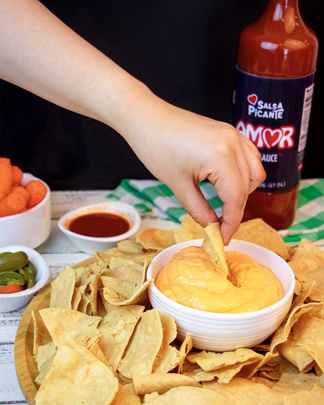 Amor Picante Sauce | Bittersweet Flavor | Sugar Free | Kosher | 33 Fl Oz Bottle (Pack Of 1)
